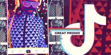 tiktok promo template